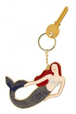 Doiy sleutelhanger Oversized Mermaid 11,8 cm staal/zink blauw Doiy sleutelhanger Oversized Mermaid 11,8 cm staal/zink blauw
