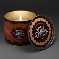 Mosterd - Make A Wish Verjaardagskaars - Appelgeur