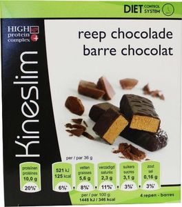 Kineslim Chocolade repen (4 st)