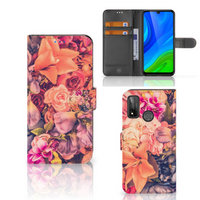 Huawei P Smart 2020 Hoesje Bosje Bloemen