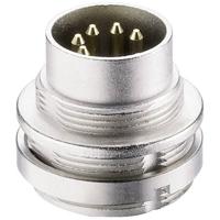 Lumberg 0314 03 DIN-connector Stekker, inbouw verticaal Aantal polen: 3 Zilver 1 stuk(s) - thumbnail