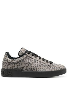 Dolce & Gabbana baskets Portofino en jacquard - Noir