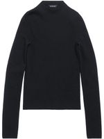 Balenciaga pull Twisted en coton - Noir