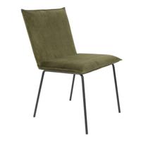 Wants&Needs Furniture eetkamerstoel floke velvet olive 83 x 54 x 56