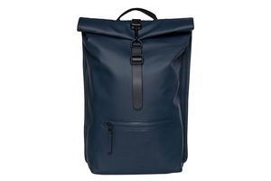 Rains Rolltop Rucksack - Blauw