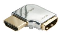 Lindy 41508 haaks koppelstuk CROMO HDMI, M-F - [41508] - thumbnail