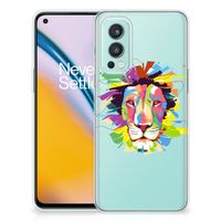 OnePlus Nord 2 5G Telefoonhoesje met Naam Lion Color - thumbnail