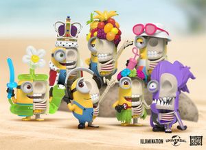 Minions Blind Box Hidden Dissectibles Series 01 (Vacay ed.) Display (6)