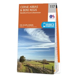 Wandelkaart - Topografische kaart 117 OS Explorer Map Cerne Abbas & Be