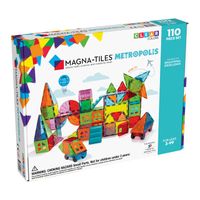 Magna-Tiles - Clear Colors - Metropolis 110-delig