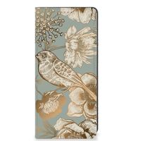 Smart Cover voor OPPO A78 | A58 5G Vintage Bird Flowers - thumbnail