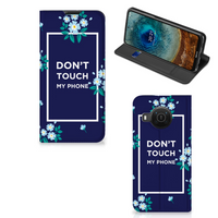 Nokia X20 | X10 Design Case Flowers Blue DTMP - thumbnail