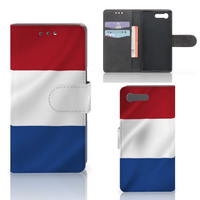 Sony Xperia X Compact Bookstyle Case Nederlandse Vlag