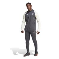 adidas Juventus Trainingspak 1/4-Zip 2023-2024 Donkergrijs Wit - thumbnail