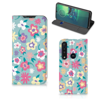 Motorola G8 Plus Smart Cover Flower Power