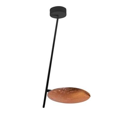 Catellani & Smith - Lederam C1 plafondlamp Koper / Zwart