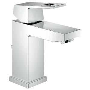 GROHE Eurocube waterbesparende wastafelkraan met waste en 28mm ES cartouche chroom 2339000E