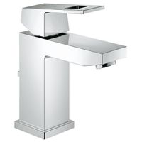 GROHE Eurocube waterbesparende wastafelkraan met waste en 28mm ES cartouche chroom 2339000E - thumbnail