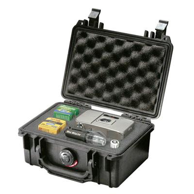 Pelicase 1120 zwart met plukschuim