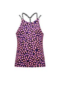 B.Nosy Meisjes tanktop - Splash roze