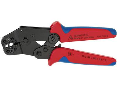 Rennsteig Werkzeuge PEW8.62 618 062 3 Krimptang Geïsoleerde kabelschoenen, Kabelverbinders 0.5 tot 2.5 mm²