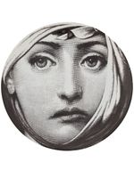 Fornasetti assiette imprimée - Noir - thumbnail