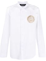 Just Cavalli chemise en coton à logo imprimé - Blanc