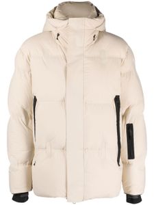 Zegna drawstring-hooded padded jacket - Tons neutres