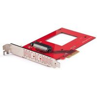 StarTech.com U.3 naar PCIe Adapter Kaart, PCIe 4.0 x4 Adapter voor 2.5 U.3 NVMe SSDs, SFF-TA-1001 P