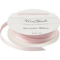 Vivi Gade decoratielint Grosgrain 5 mm / 15 meter roze