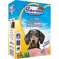 10x Renske Vers Vlees Hondenvoer Kip-Rijst 395 gr