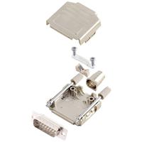 encitech DPPK15-M-DMP-W-K 6355-8004-22 D-sub male connectorset 180 ° Aantal polen: 15 Soldeerkelk 1 stuk(s)