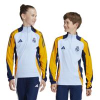 adidas Real Madrid Trainingstrui 1/4-Zip 2024-2025 Kids Lichtblauw Donkerblauw Oranje - thumbnail