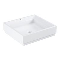 GROHE Cube keramiek waskom 50x47 cm zonder overloop Pureguard wit 3948100H - thumbnail