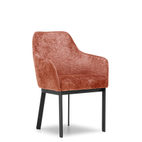 Eetkamerstoel D-101 Roze Stof