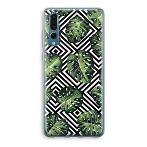 Geometrische jungle: Huawei P20 Pro Transparant Hoesje