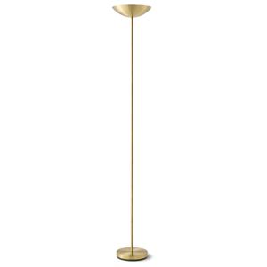 Home Sweet Home - Moderne vloerlamp Easy - Brons - 28/28/180cm - R7s lichtbron - geschikt voor woonkamer, slaapkamer, thuiskantoor- R7s lichtbron - met voetschakelaar