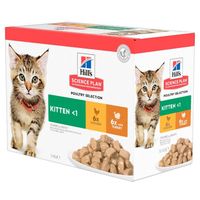 Hill&apos;s Science Plan Kitten Multipack Gevogelte (12x85g) - thumbnail