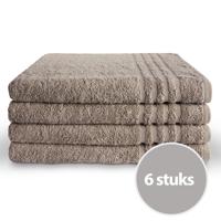 Byrklund Handdoek 70x140 cm 500gram Taupe - 6 stuks