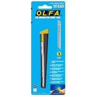 Olfa Lightweight Multi Purpose snap-off cutter Metal Body 9mm OLF/180BLK
