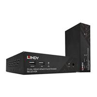 LINDY 39374 100m Cat.6 Dual Head HDMI, USB, IR & RS232 HDBaseT KVM Extender