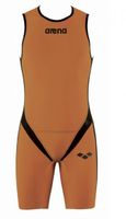 Arena Carbon pro rear zip mouwloos trisuit oranje heren S - thumbnail