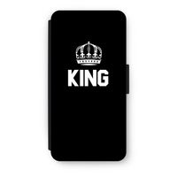 King zwart: iPhone 7 Flip Hoesje - thumbnail