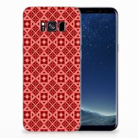 Samsung Galaxy S8 Plus TPU bumper Batik Rood - thumbnail