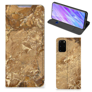 Samsung Galaxy S20 Plus Standcase Marmer Creme