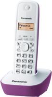 Panasonic KX-TG1611FRF DECT Draadloze Telefoon zonder antwoordapparaat, Paars/Wit