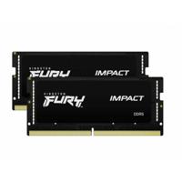 Kingston FURY Impact Werkgeheugenset voor laptop DDR5 64 GB 2 x 32 GB Non-ECC 5600 MHz 262-pins SO-DIMM CL40 KF556S40IBK2-64 - thumbnail