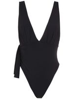 Clube Bossa maillot de bain froncé à col v - Noir