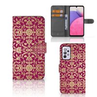 Wallet Case Samsung Galaxy A33 5G Barok Pink - thumbnail