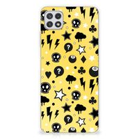 Silicone Back Case Samsung Galaxy A22 5G Punk Geel